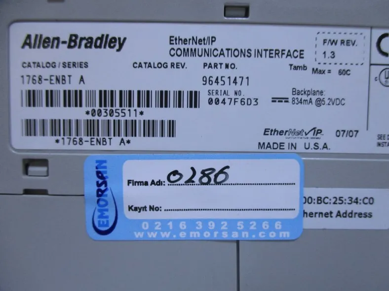 ALLEN BRADLEY 1768-ENBT A