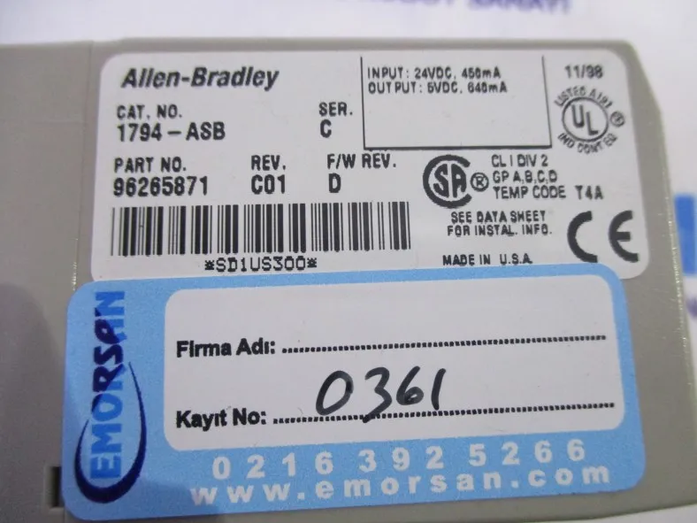 ALLEN BRADLEY-1794-ASB
