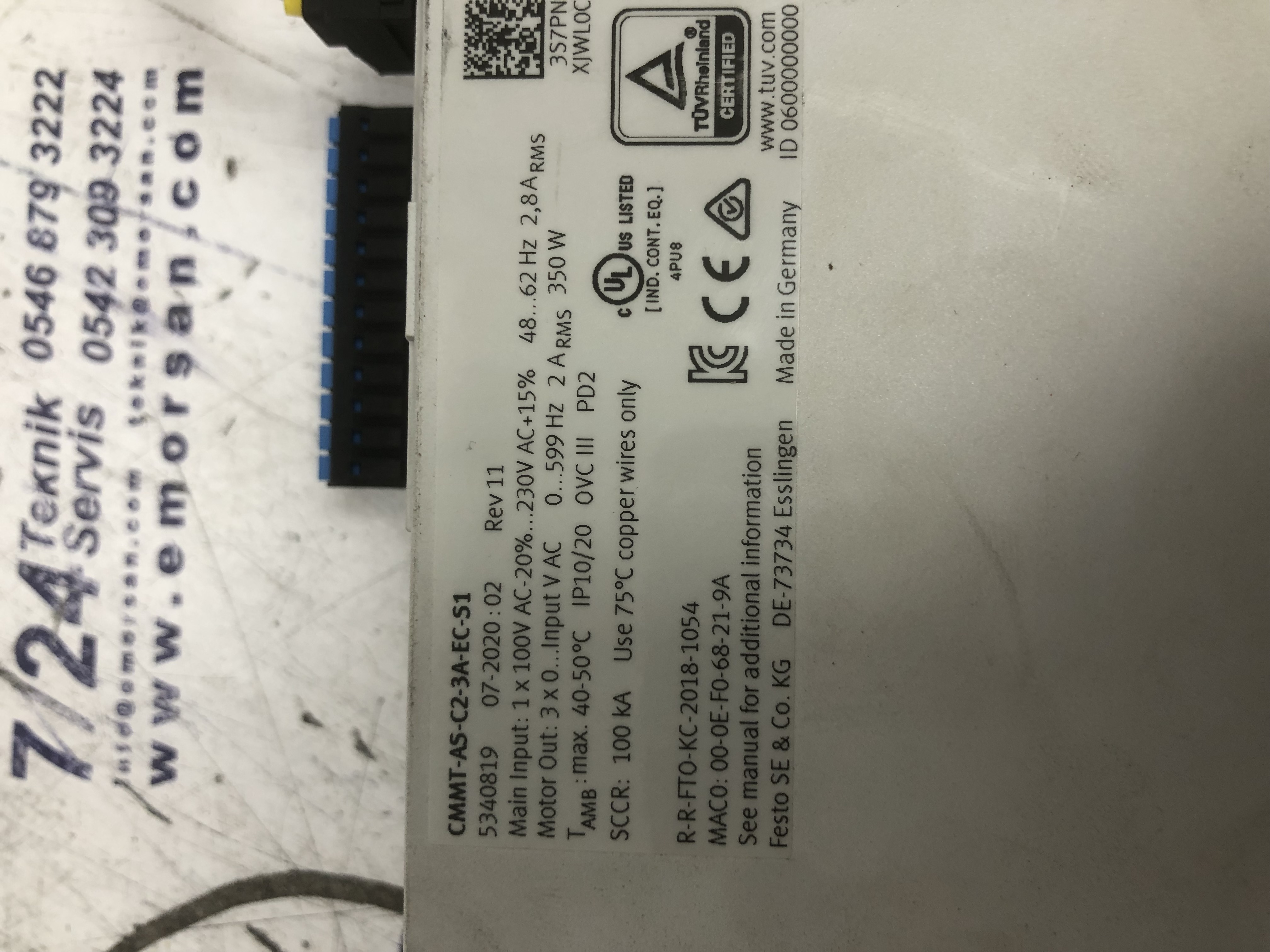 FESTO CMMT-AS-C2-3A-EC-S1
