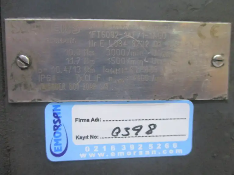 SIEMENS 1FT6082-1AF71-1AG0