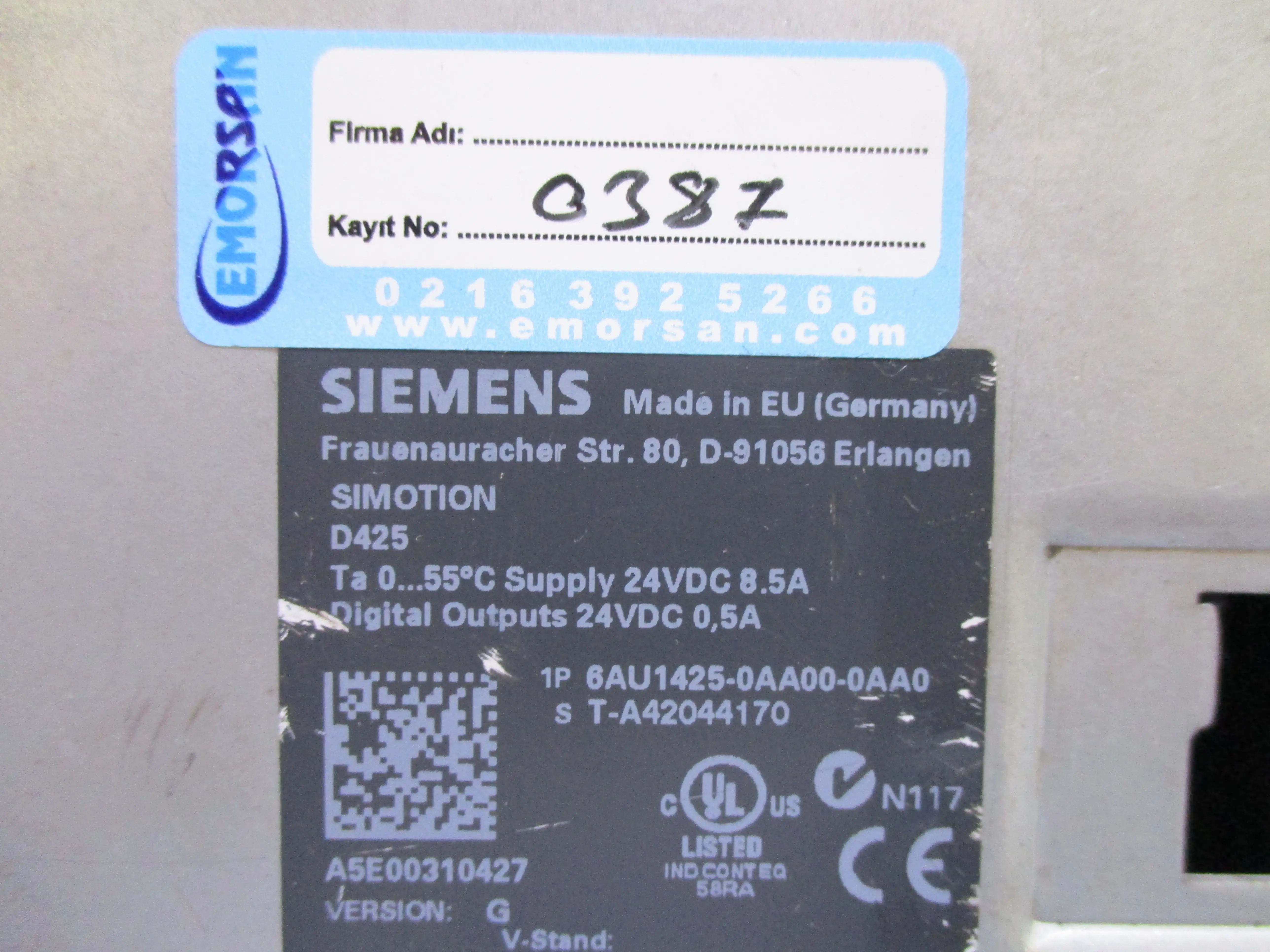 SIEMENS 6AU1425-0AA00-0AA0