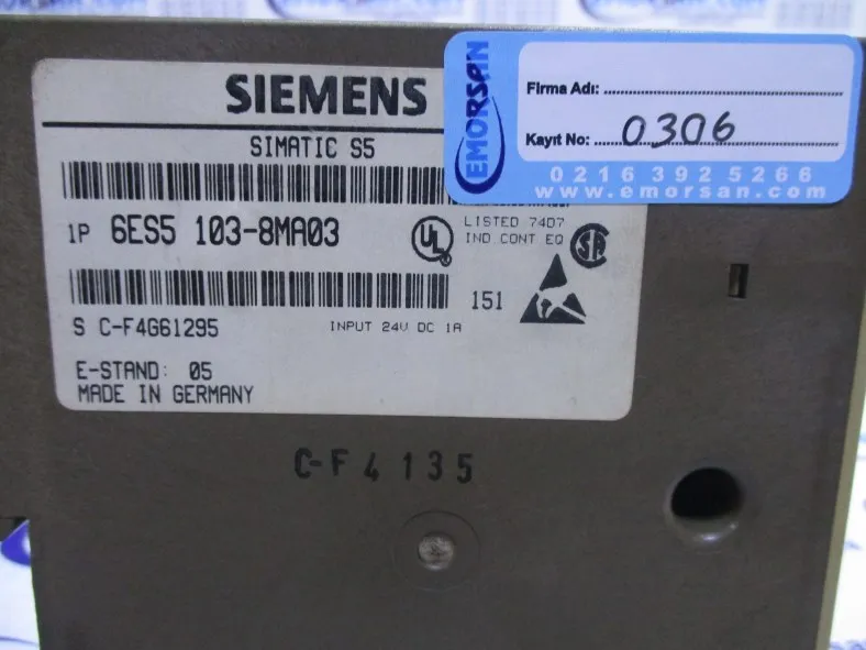 SIEMENS 6ES5 103-8MA03