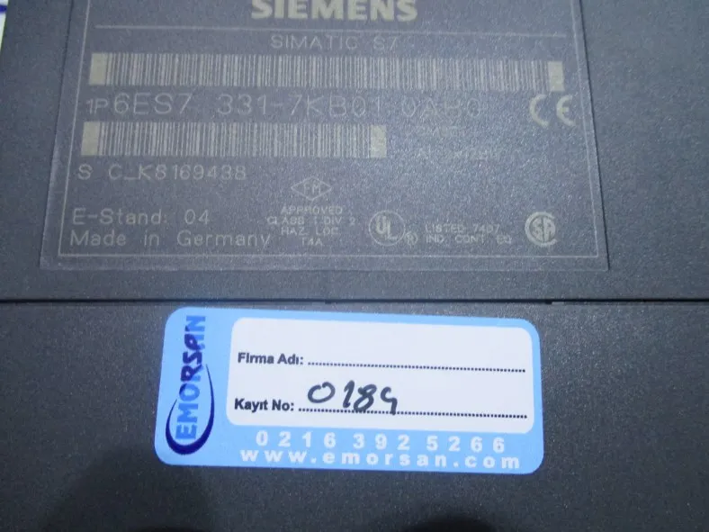 SIEMENS 6ES7 331-7KB01-0AB0