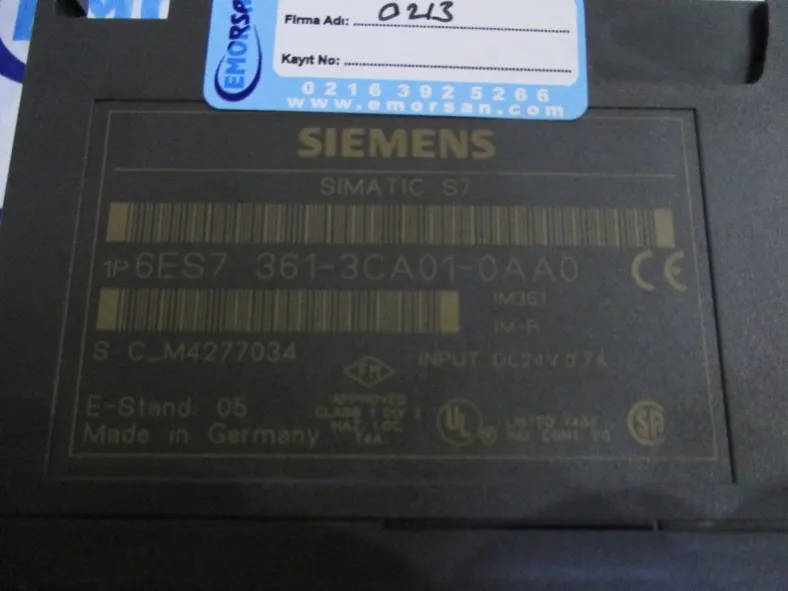 SIEMENS 6ES7 361-3CA01-0AA0