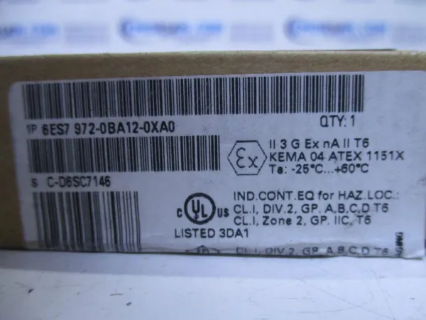 SIEMENS 6ES7 972-0VA12-0XA0