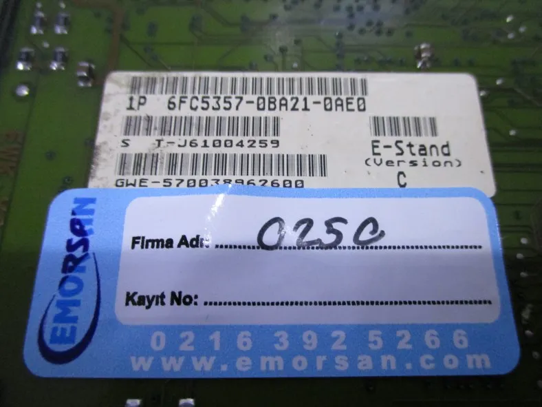 SIEMENS 6FC5357-0BA21-0AE0