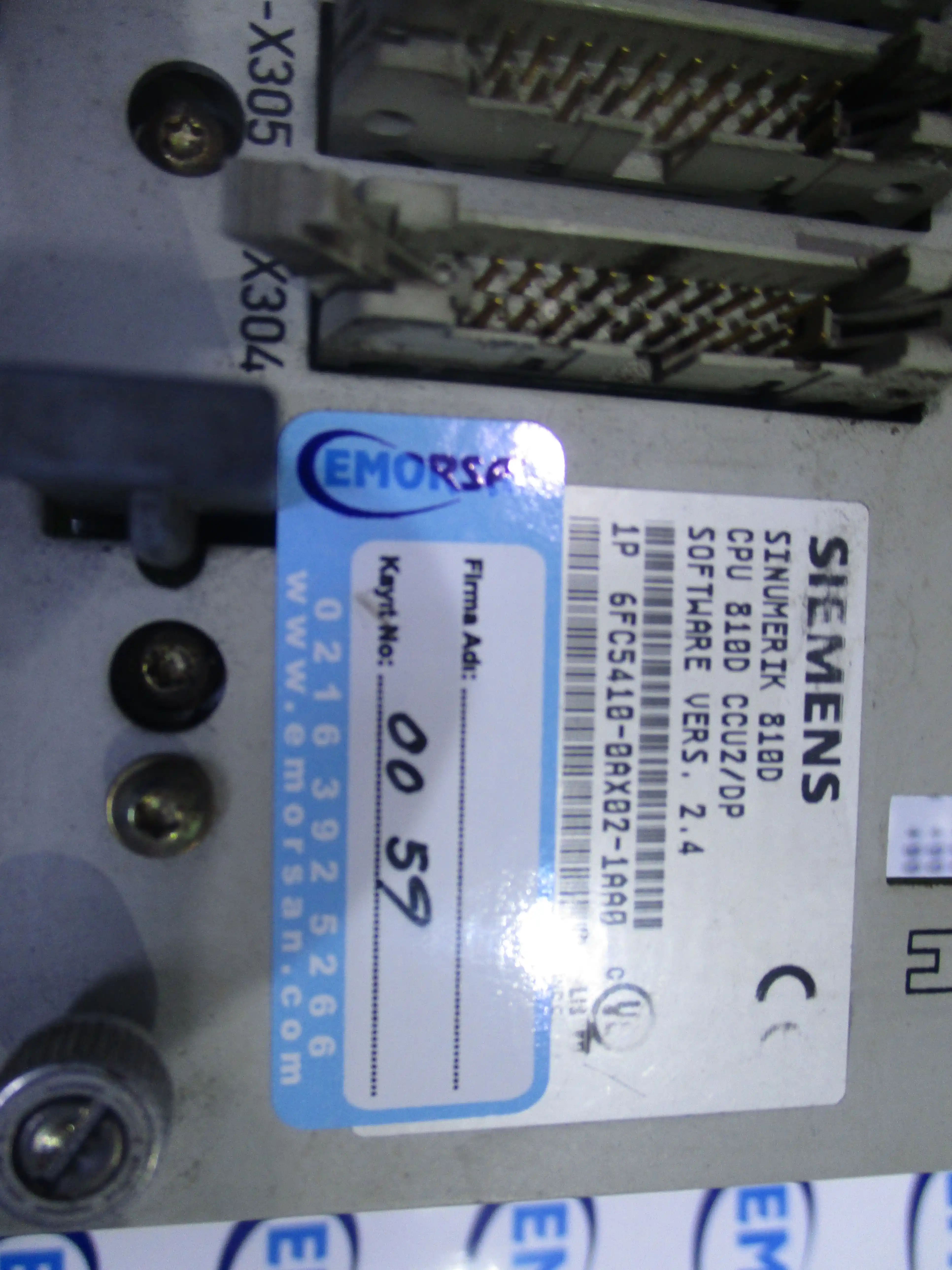 SIEMENS SINUMERIK 810D 6FC5410-0AX02-1AA0