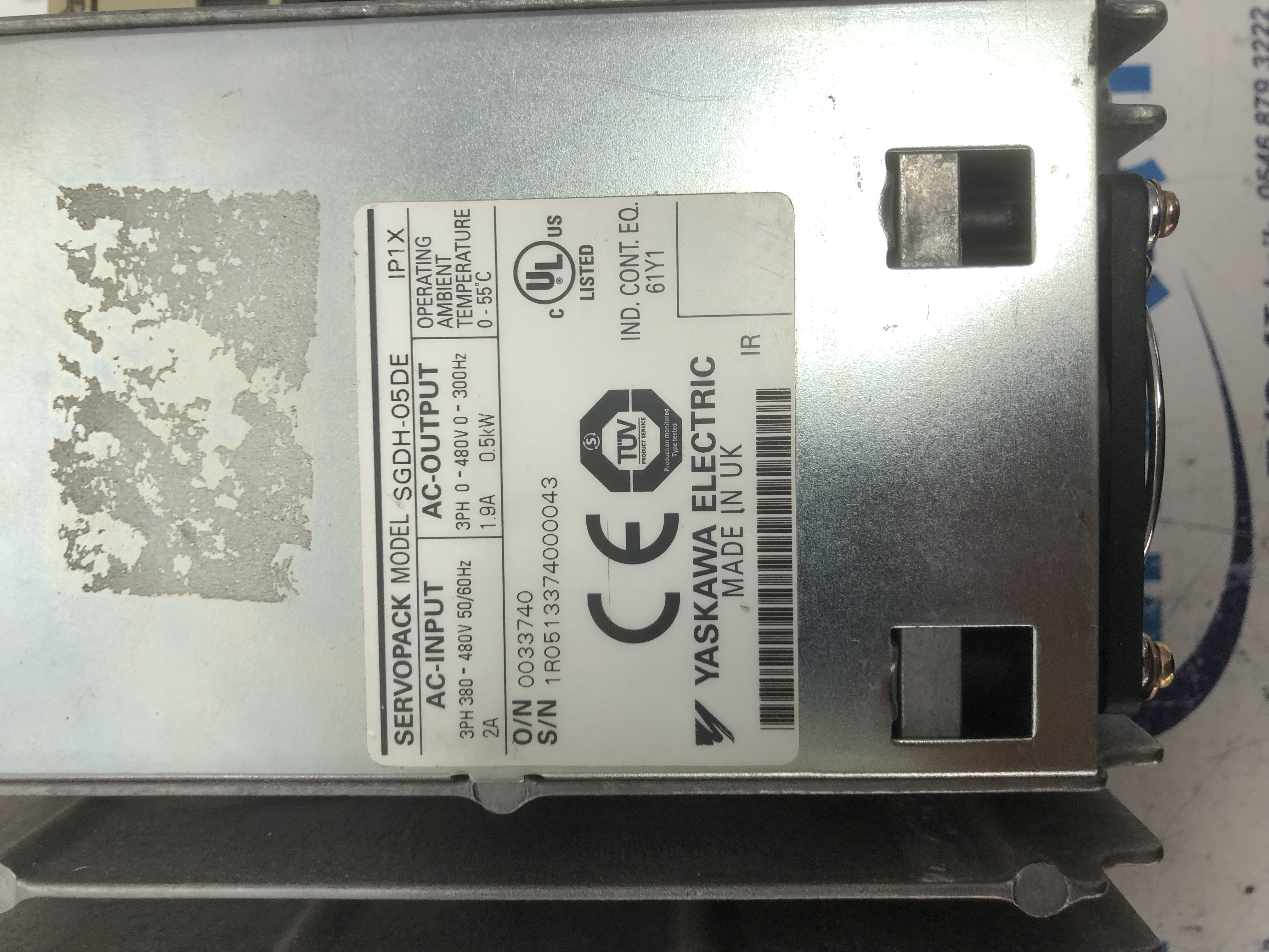 YASKAWA SERVOPACK JUSP-NS115