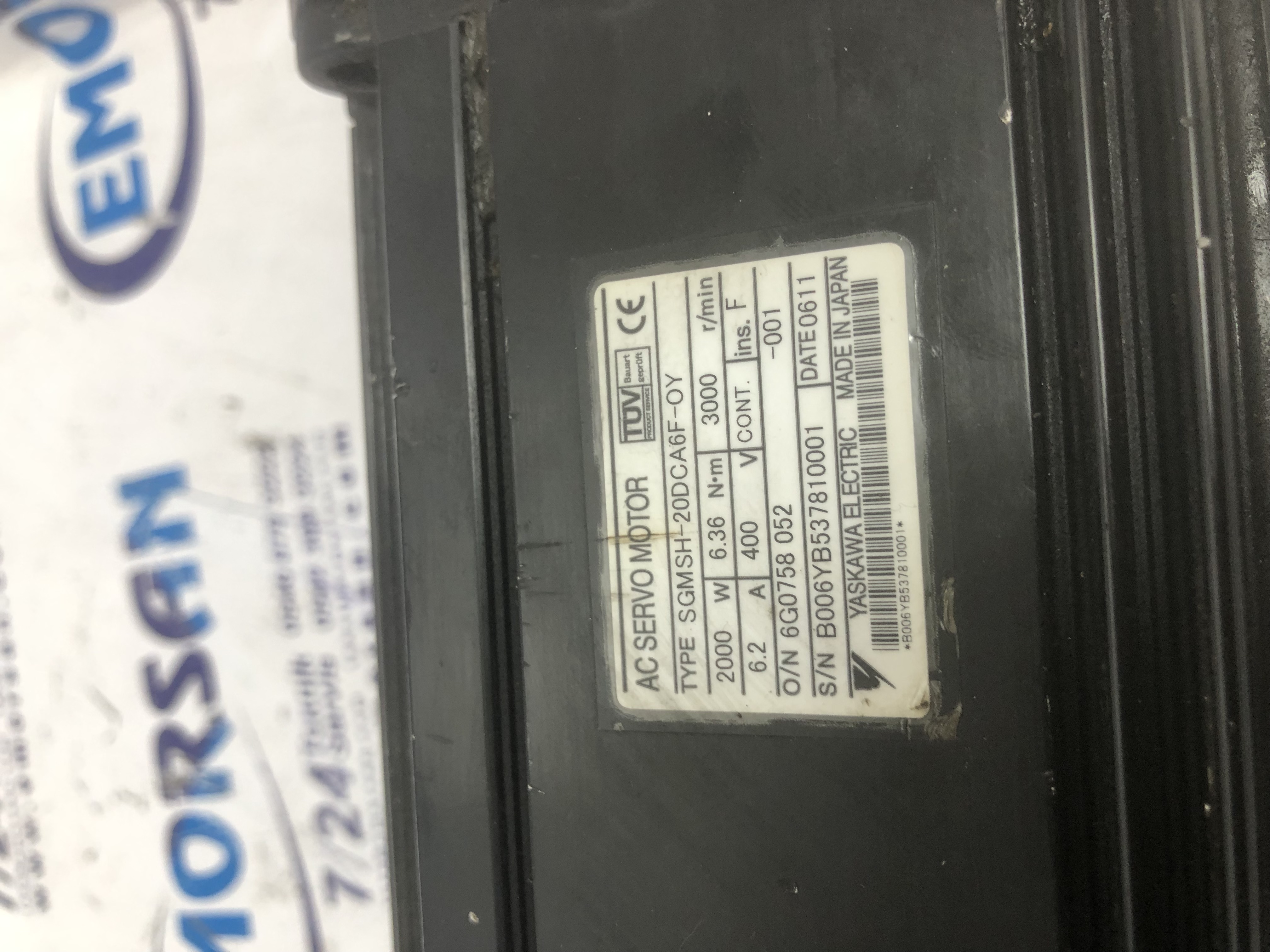 YASKAWA SGMSH-20DCA6F-OY